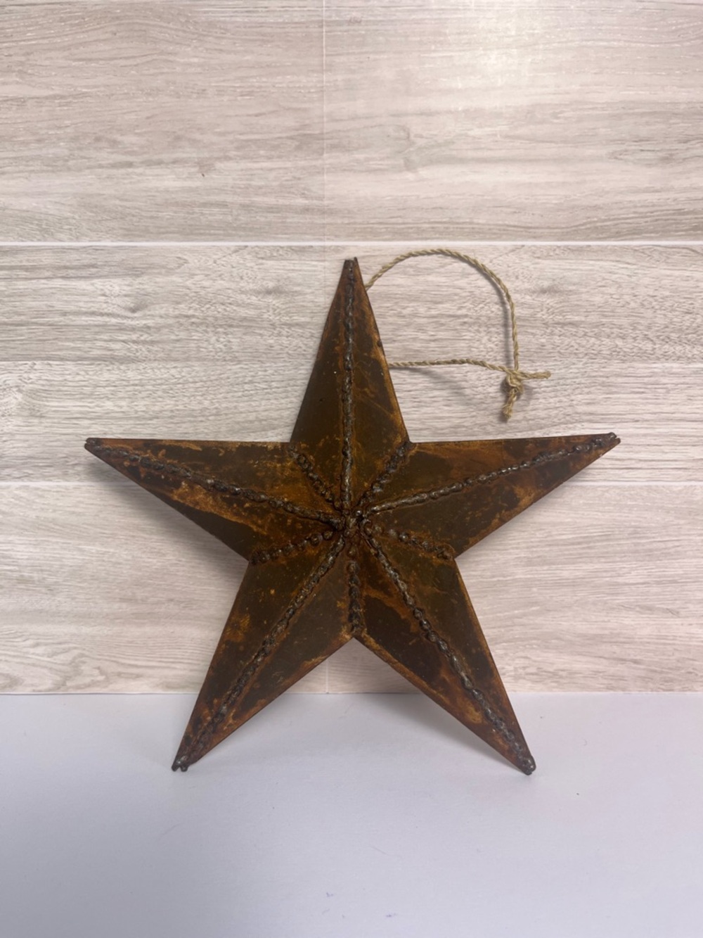 Metal Star Wall Decor Rustic Welded Star Sign